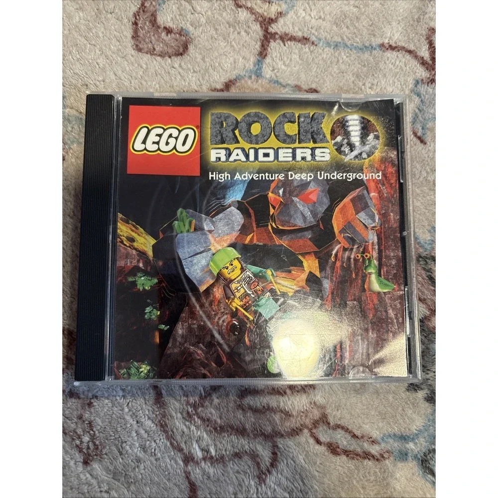 LEGO Rock Raiders (PC, 2000) Windows 95/98 CD-ROM Real-Time Strategy Game RARE!